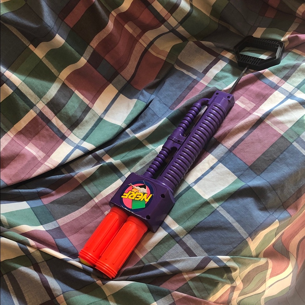 NERF Vibrant Purple and Bold Orange Blaster